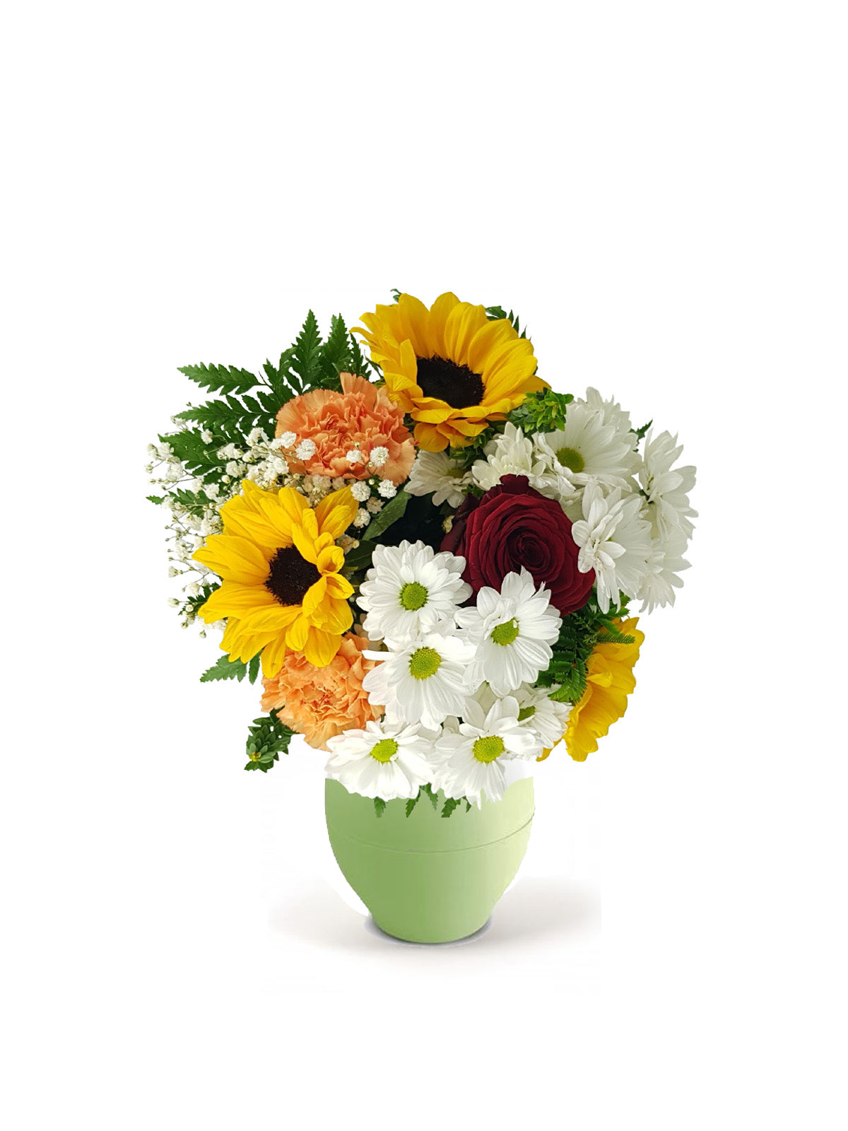 Bouquet Girasoli, Gerbere e Garofani